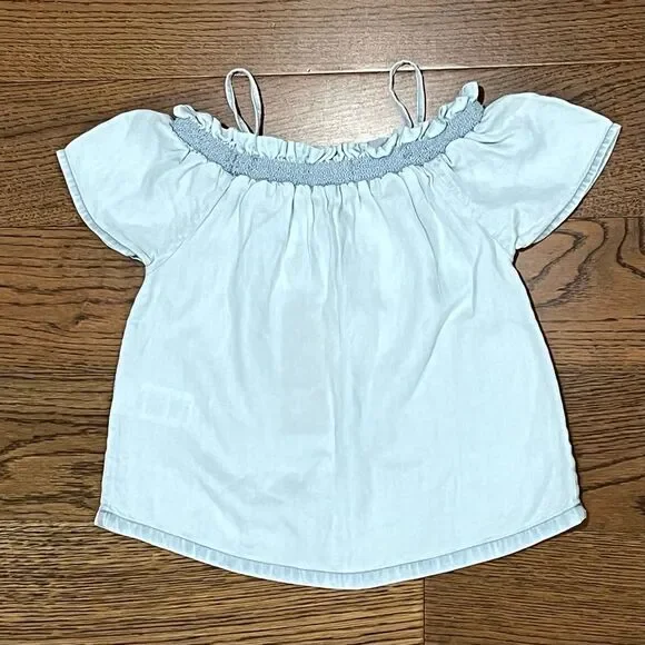 DL1961 Girls Off the Shoulder Top Size 7 - Picture 2 of 8